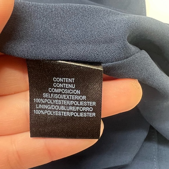 WAYF The Melanie Cowl Neck Gown New With Tags Size Small Navy Blue Bridesmaid - Picture 14 of 15